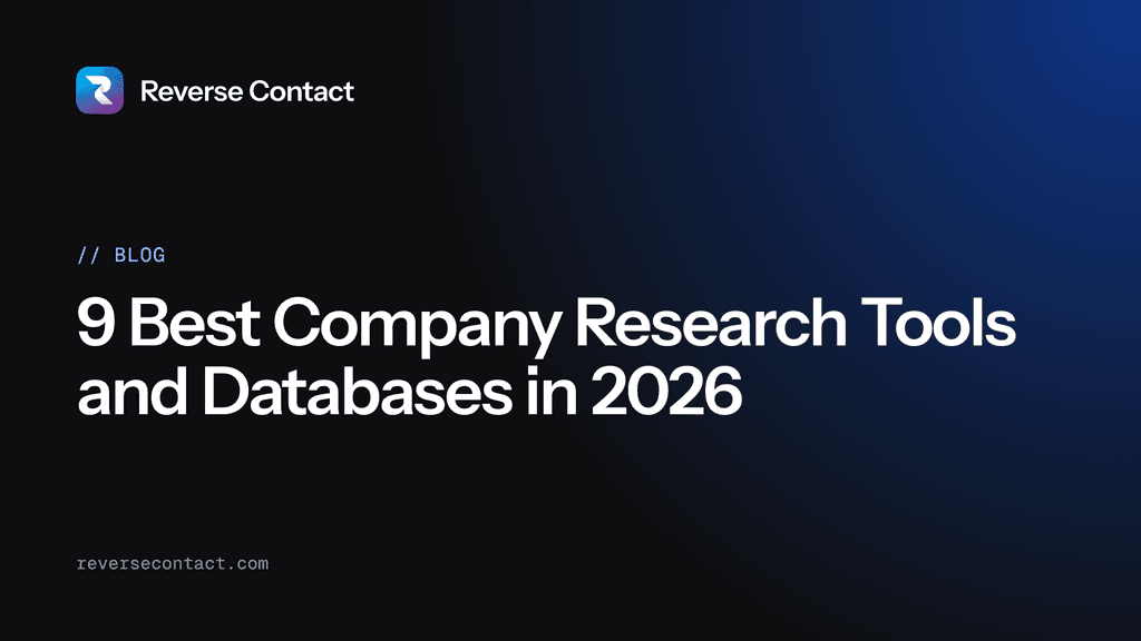 9 Best Company Research Tools and Databases in 2026