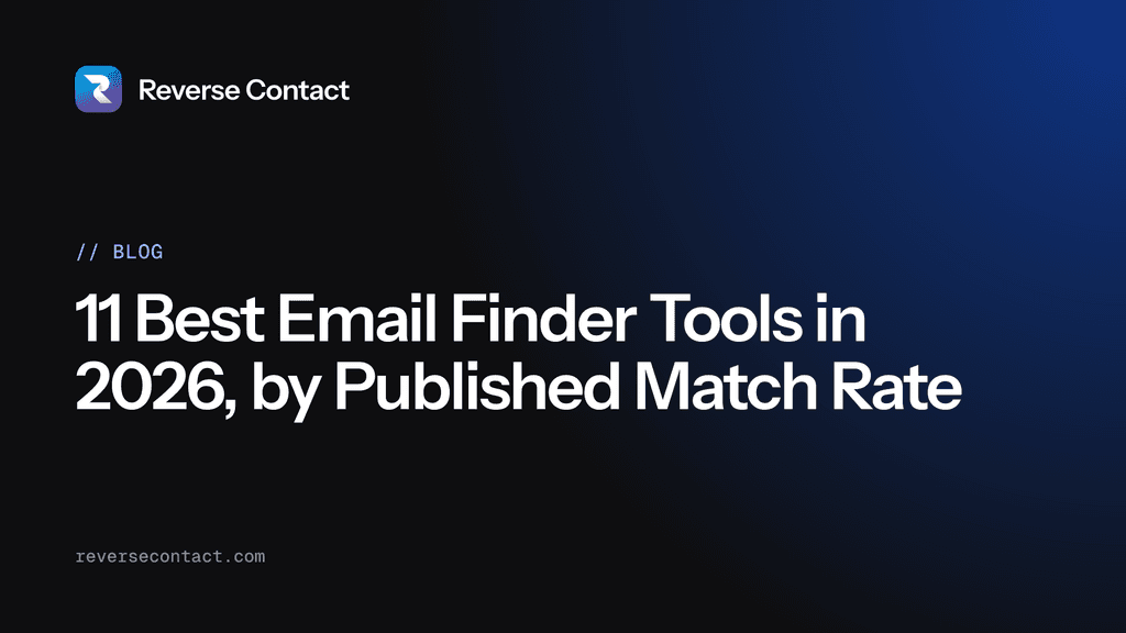 11 Best Email Finder Tools in 2026, by Published Match Rate