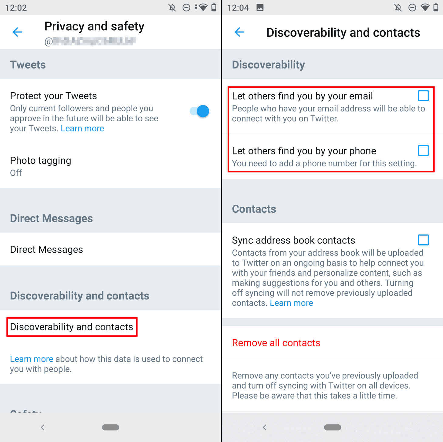Privacy Concerns and Limitations twitter