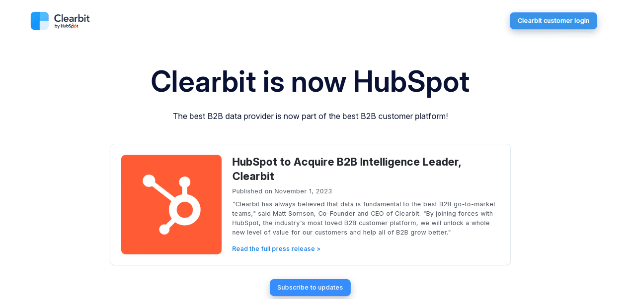 Clearbit