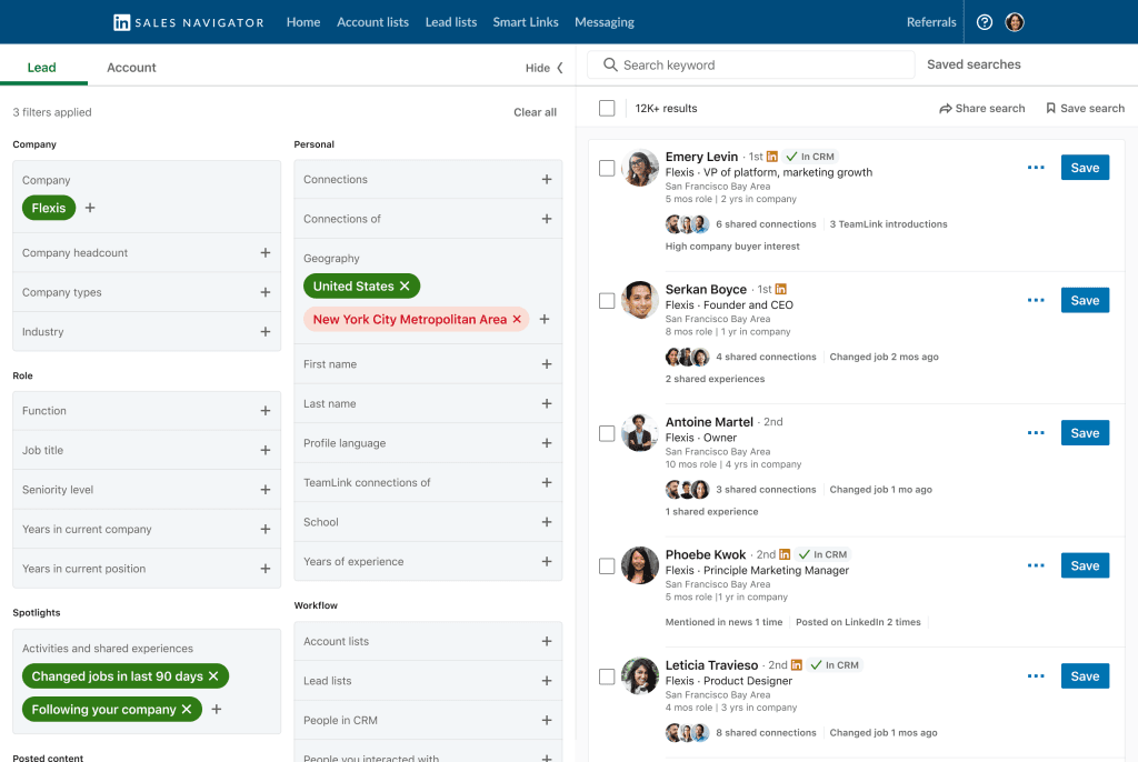 LinkedIn Sales Navigator