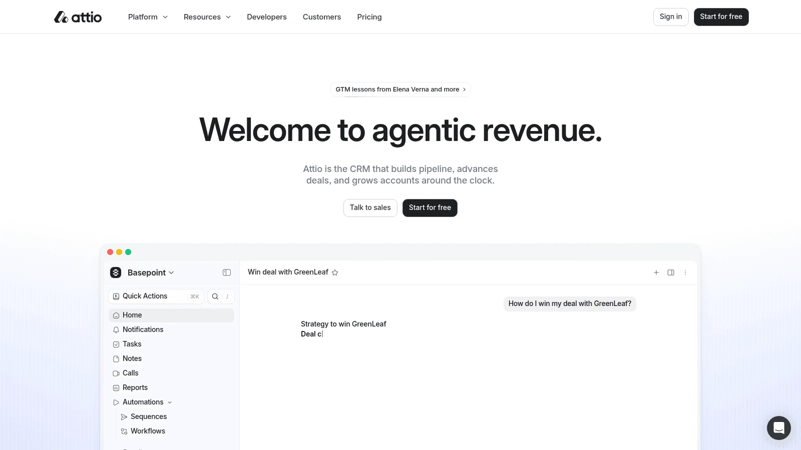Attio as one of the best B2B sales tools
