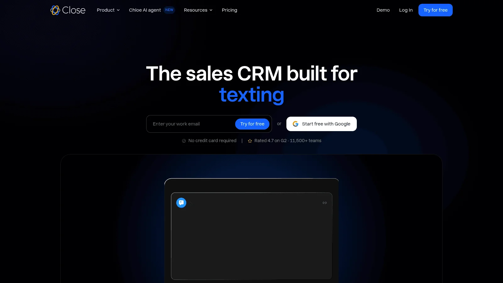 Close as one of the best B2B sales tools