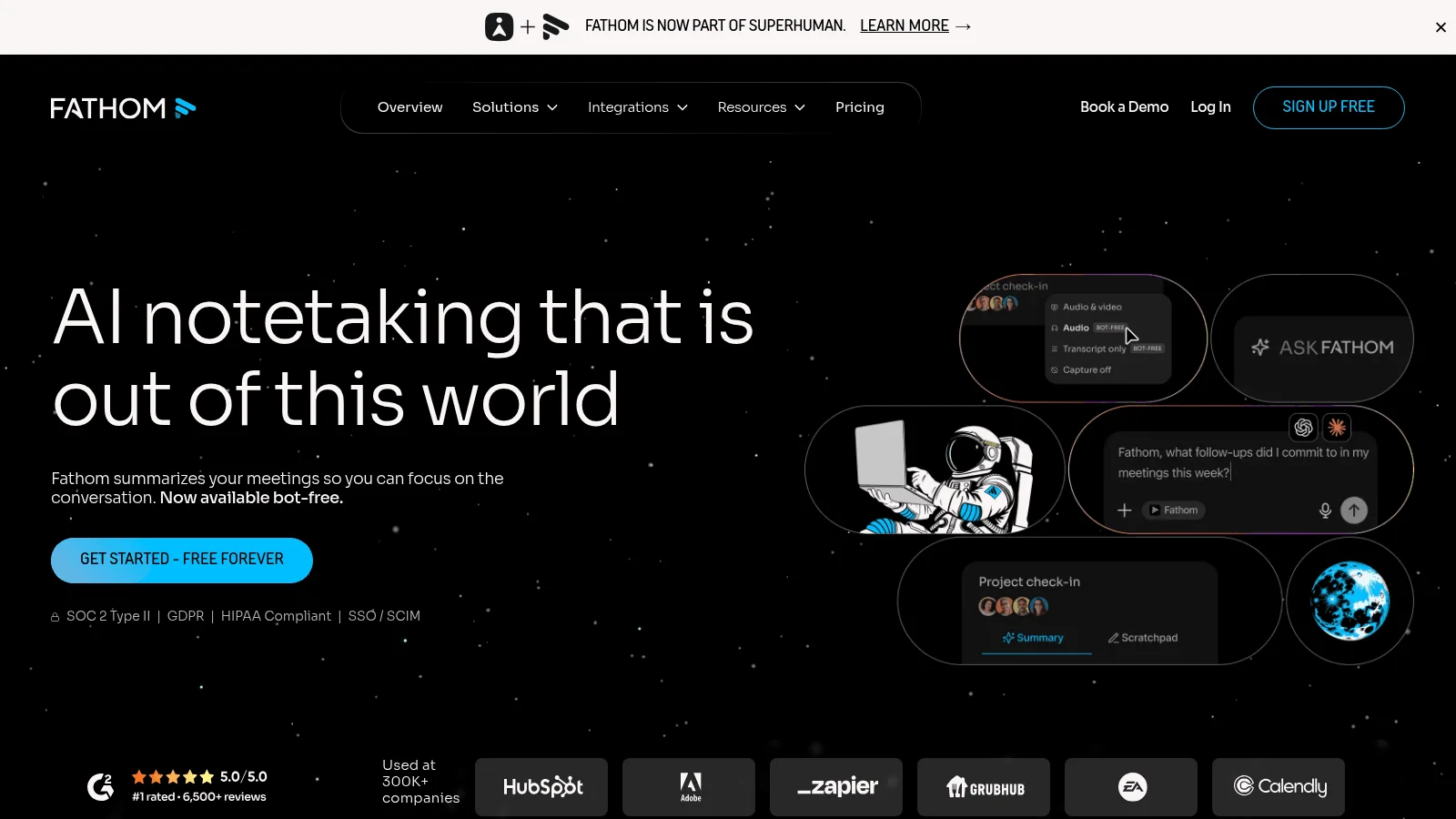 Fathom as one of the best B2B sales tools