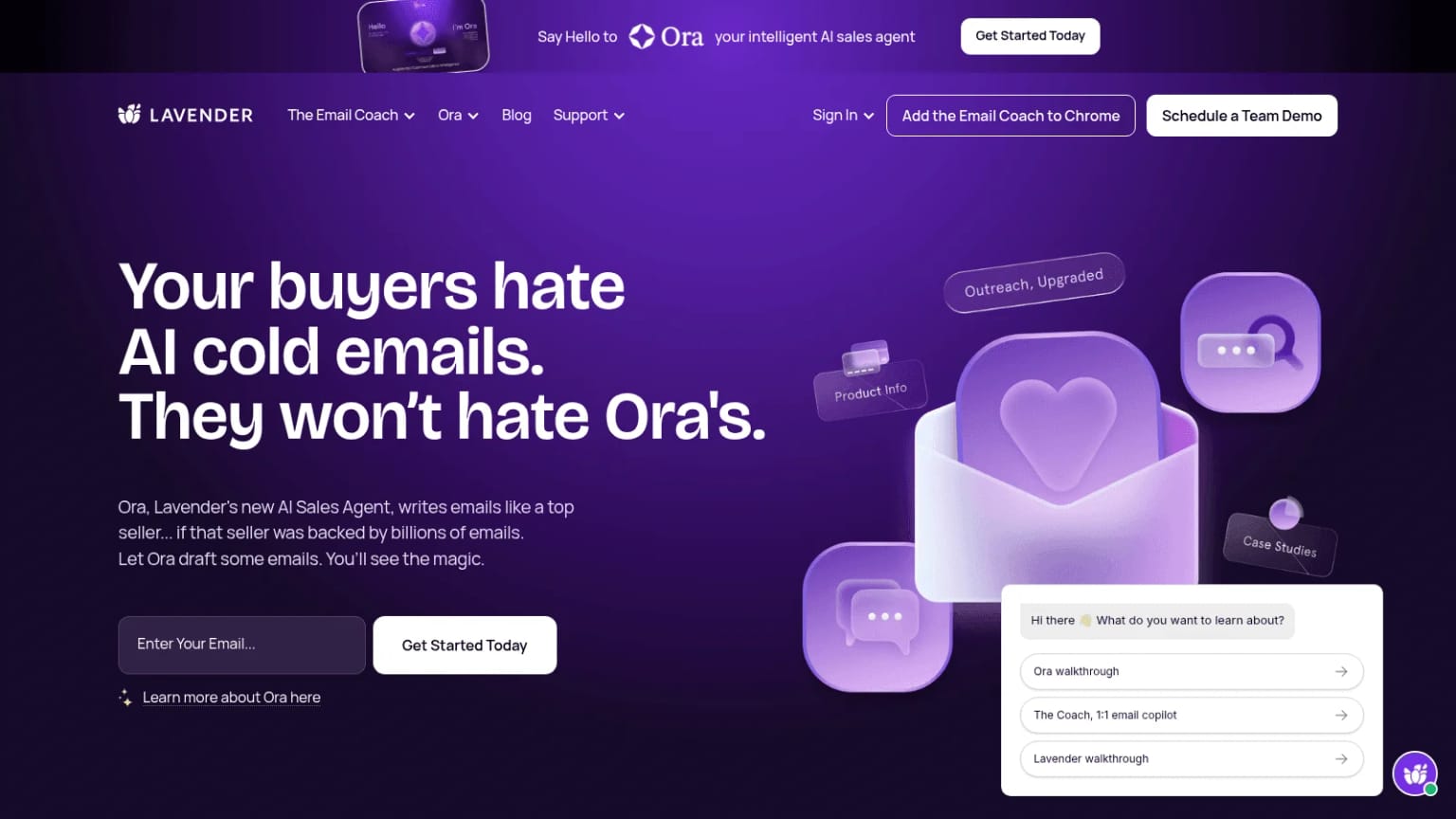 Lavender as one of the best B2B sales tools