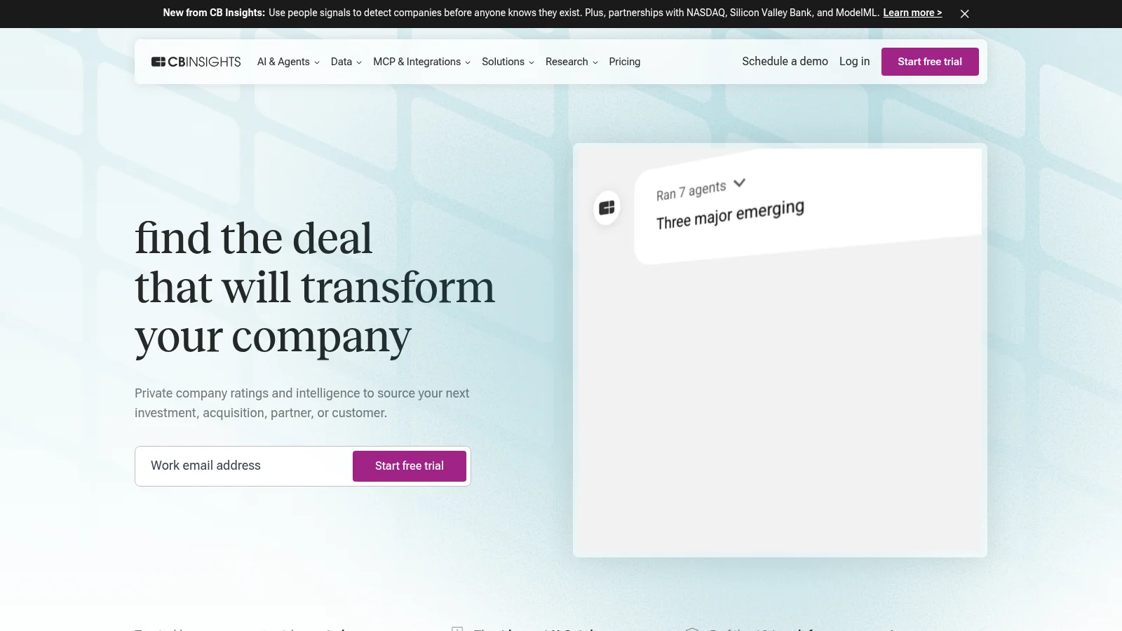 CB Insights as one of the best company research tools