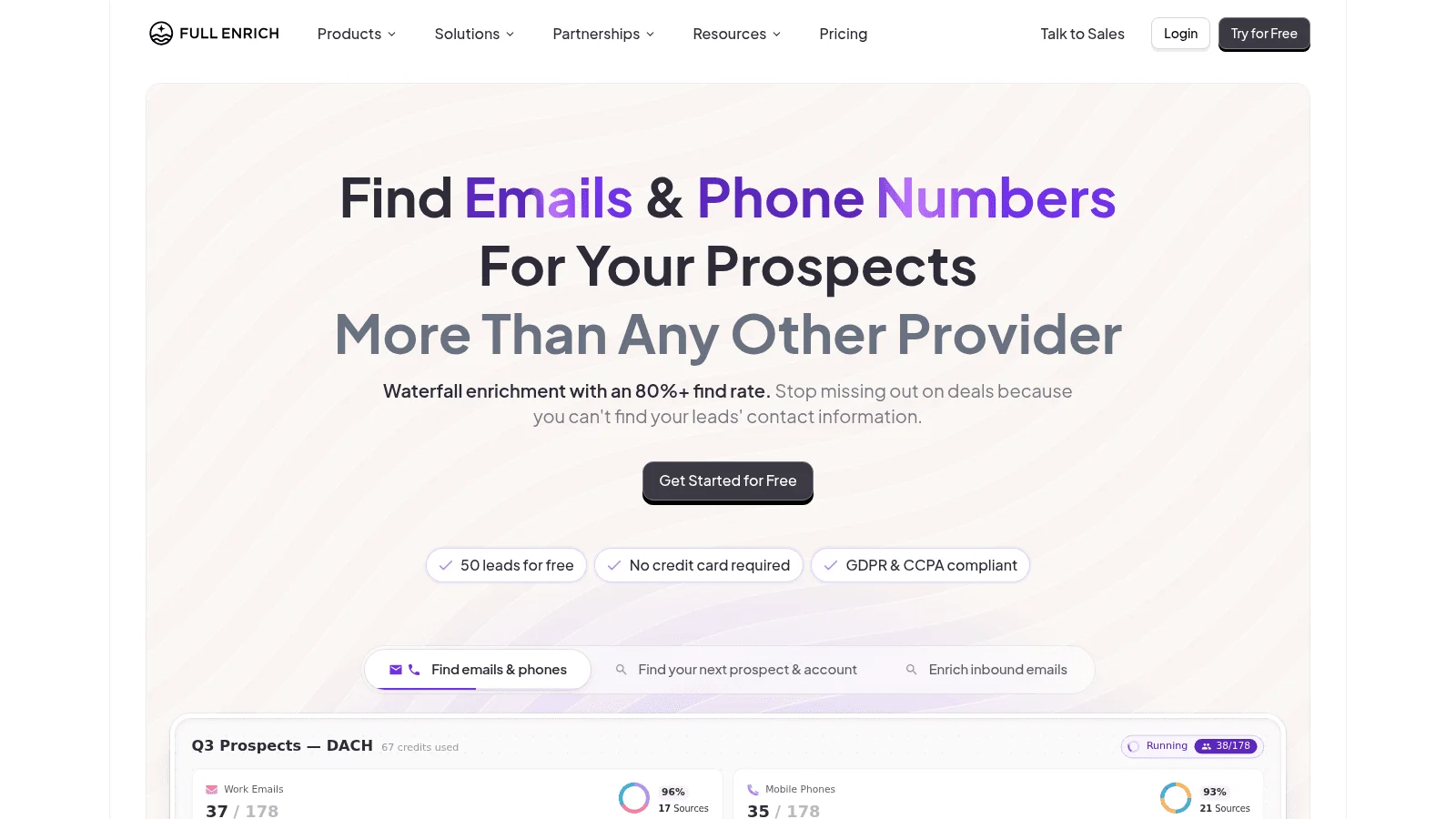 FullEnrich as one of the best email finder tools