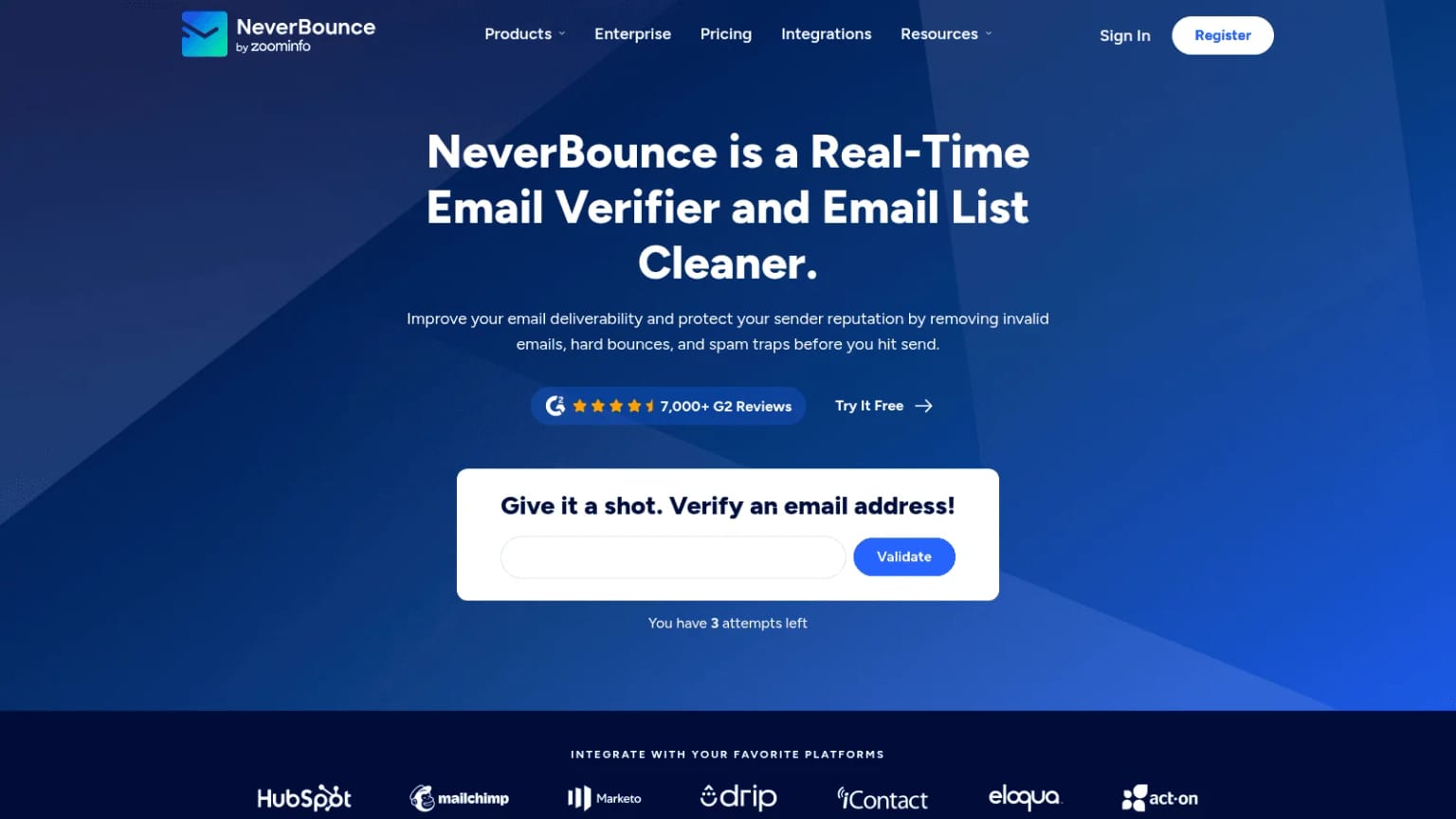 NeverBounce as one of the best email verification tools