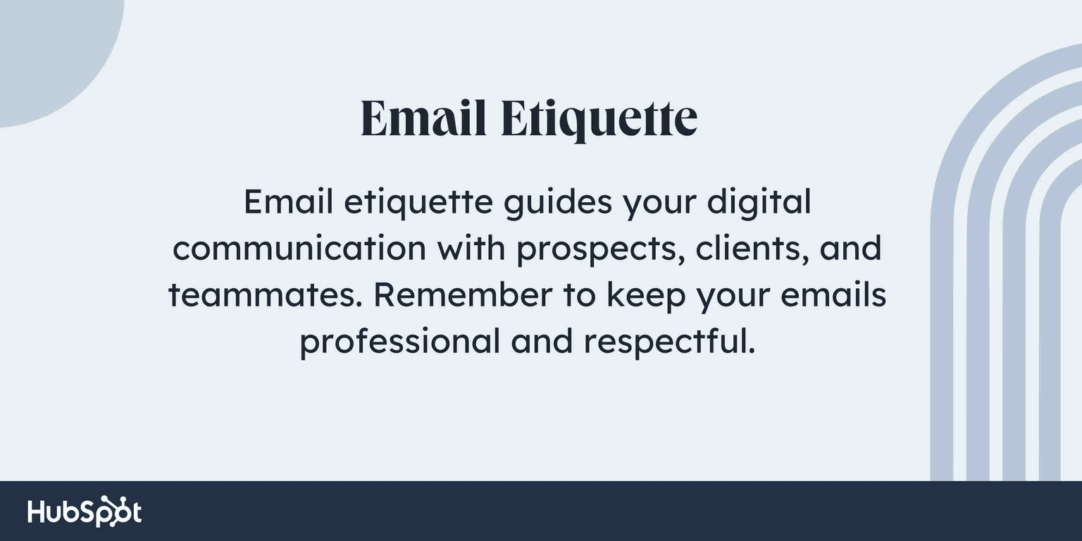 Email Etiquette