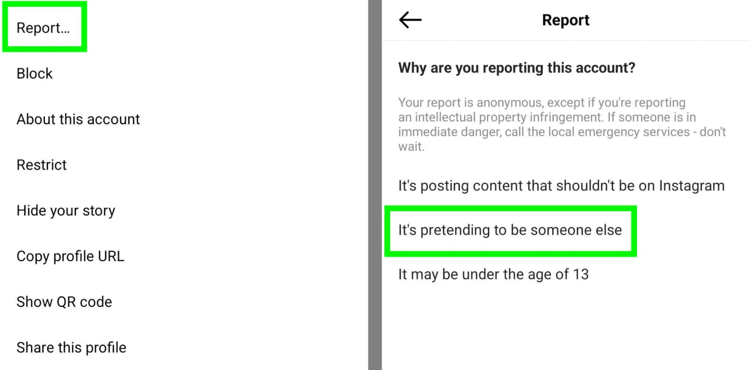 Steps to Take if You Suspect a Fake Instagram Account
