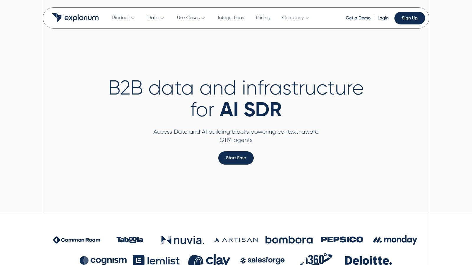 Explorium as a people data labs alternative