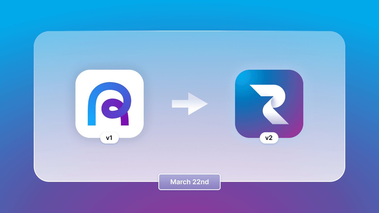 Reverse Contact logo moving from v1 to v2 on March 22nd
