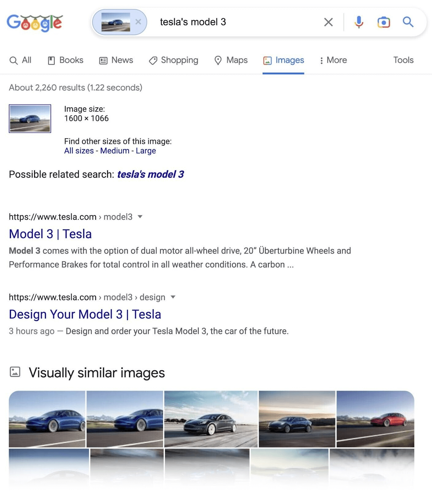 Reverse Image Search with Keywords
