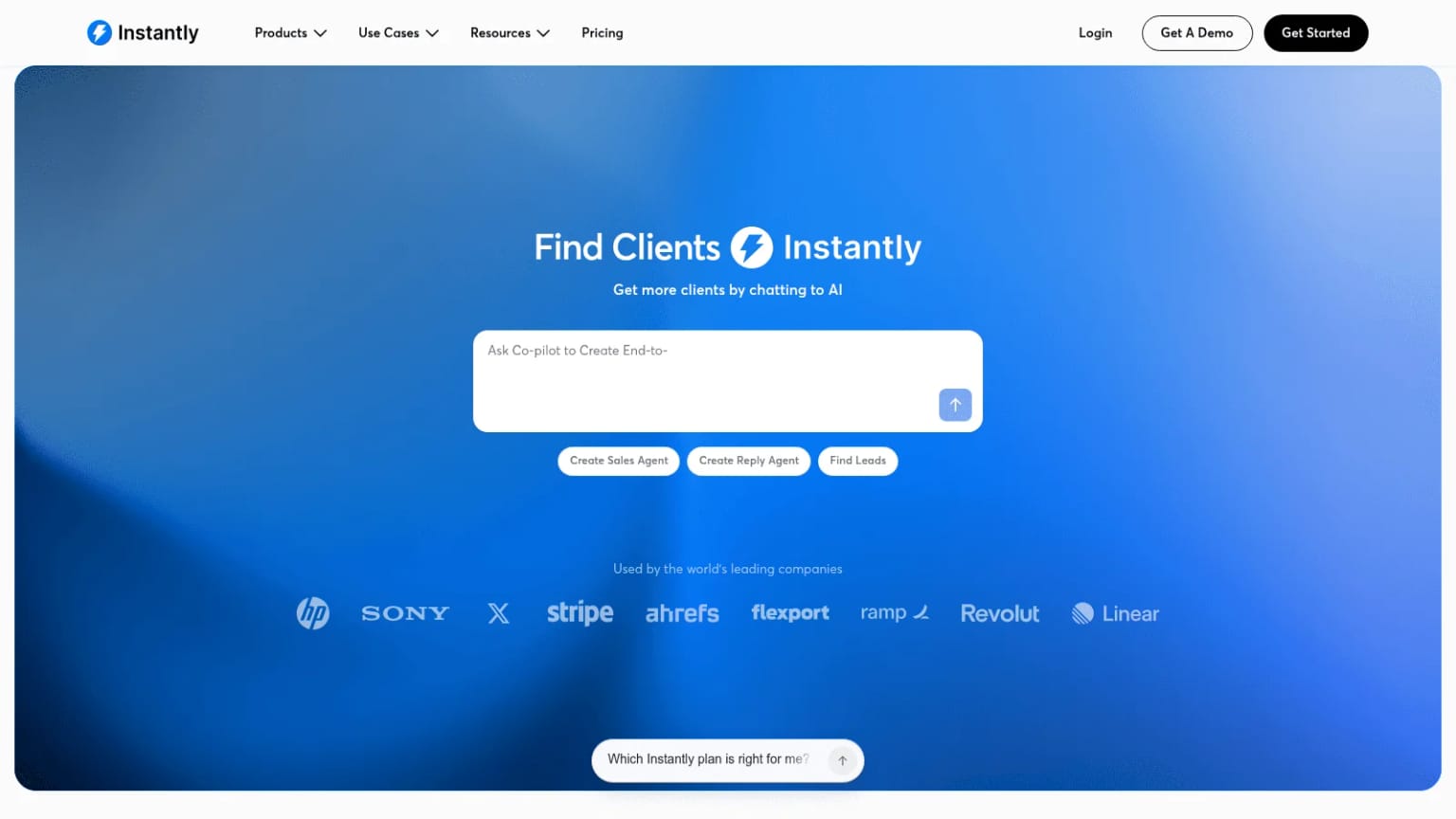 Instantly as one of the best sales prospecting tools