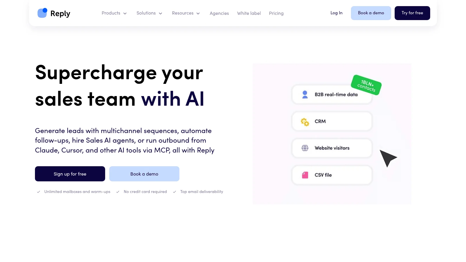 Reply.io as one of the best sales prospecting tools