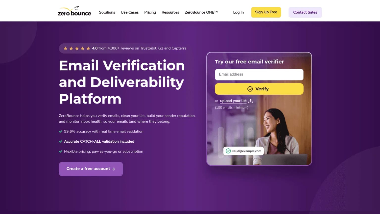 ZeroBounce as one of the best sales prospecting tools