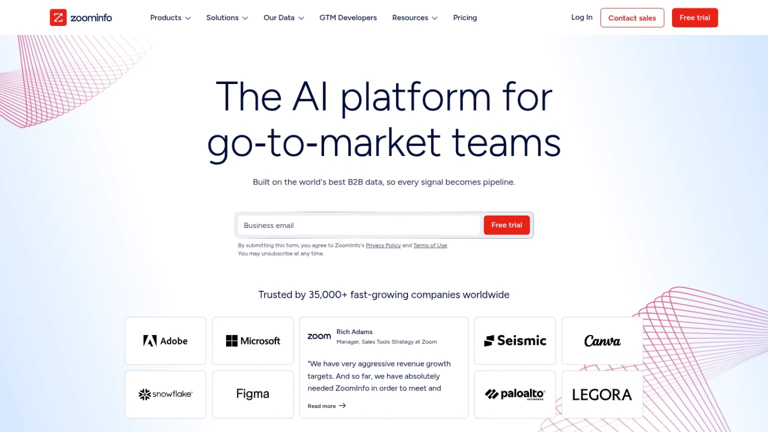 ZoomInfo as one of the best sales prospecting tools