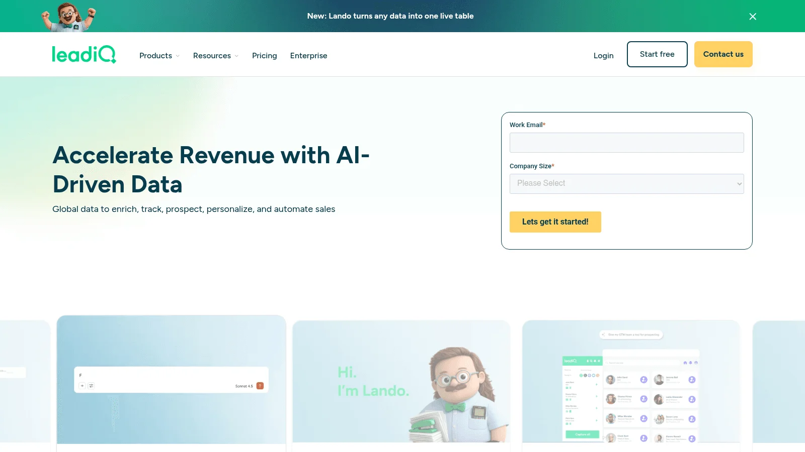 LeadIQ as a zoominfo competitor