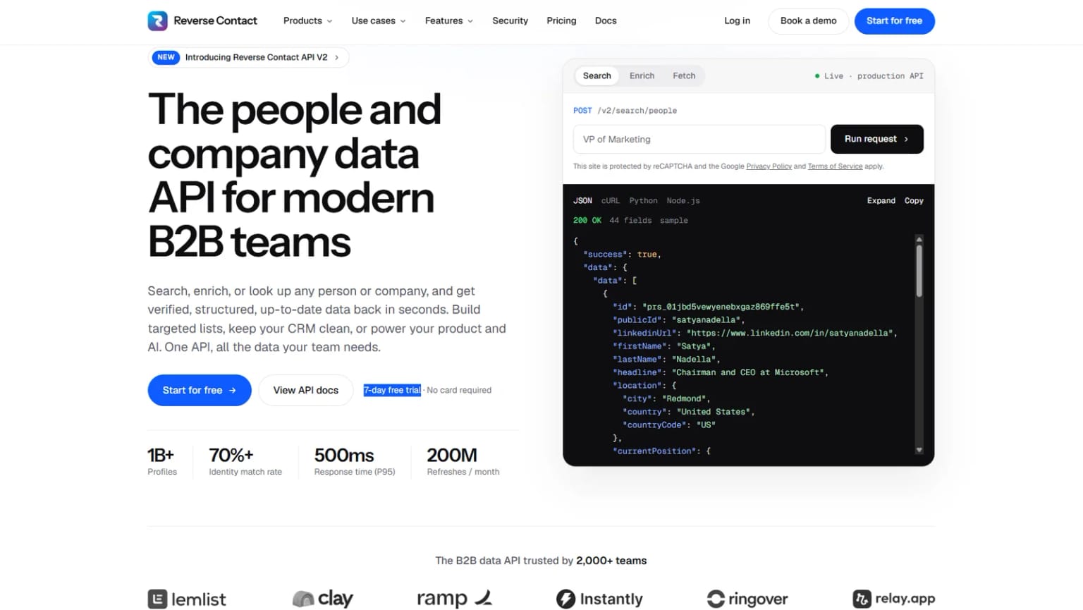 Reverse Contact as a top zoominfo competitor