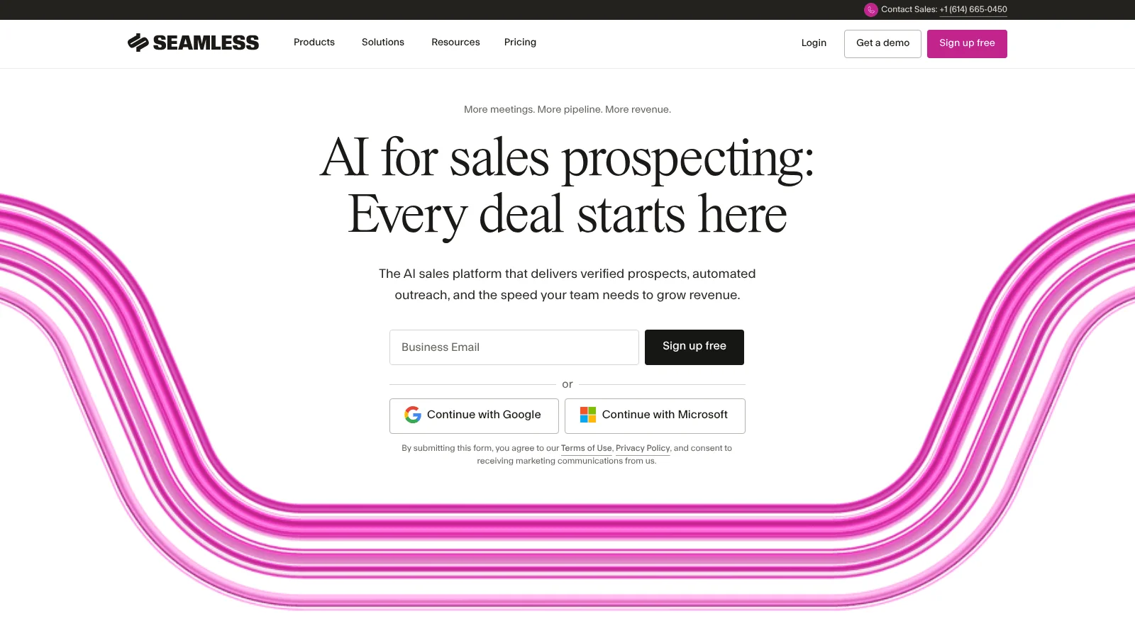 Seamless.AI as a zoominfo competitor